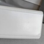 Christian Dior Vintage Tote Off White Box Leather with Silver Hardware #ROSL-1 - Image 7