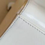 Christian Dior Vintage Tote Off White Box Leather with Silver Hardware #ROSL-1 - Image 12