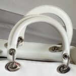 Christian Dior Vintage Tote Off White Box Leather with Silver Hardware #ROSL-1 - Image 21