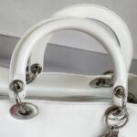 Christian Dior Vintage Tote Off White Box Leather with Silver Hardware #ROSL-1 - Image 22