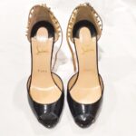 Christian Louboutin Pina Spike100 Peeptoe Size 39 #ROYL-11 - Image 2