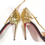 Christian Louboutin Pina Spike100 Peeptoe Size 39 #ROYL-11 - Image 8