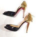 Christian Louboutin Pina Spike100 Peeptoe Size 39 #ROYL-11 - Image 3