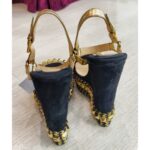 Christian Louboutin Rockstud Wedge Sandal Size 39 #ROLR-3 - Image 6