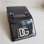 D&G Crossbody bag Black Patent Leather with Silver Hardware #RYCS-3 - Image 9