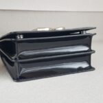 D&G Crossbody bag Black Patent Leather with Silver Hardware #RYCS-3 - Image 14