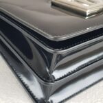 D&G Crossbody bag Black Patent Leather with Silver Hardware #RYCS-3 - Image 15