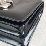 D&G Crossbody bag Black Patent Leather with Silver Hardware #RYCS-3 - Image 16