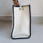 Fendi Runaway Tote White Calf Leather with Velvet and Silver Hardware #RTOS-2 - Image 9