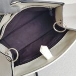 Fendi Runaway Tote White Calf Leather with Velvet and Silver Hardware #RTOS-2 - Image 24