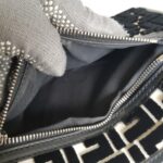 Fendi Runaway Tote White Calf Leather with Velvet and Silver Hardware #RTOS-2 - Image 23