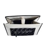 Fendi Runaway Tote White Calf Leather with Velvet and Silver Hardware #RTOS-2 - Image 22