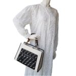 Fendi Runaway Tote White Calf Leather with Velvet and Silver Hardware #RTOS-2 - Image 28
