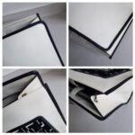 Fendi Runaway Tote White Calf Leather with Velvet and Silver Hardware #RTOS-2 - Image 14