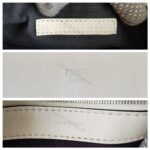 Fendi Runaway Tote White Calf Leather with Velvet and Silver Hardware #RTOS-2 - Image 15