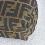 Fendi Vintage Mini Bag Brown Canvas with Leather and Silver Hardware #ROYR-5 - Image 12