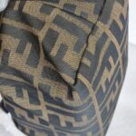 Fendi Vintage Mini Bag Brown Canvas with Leather and Silver Hardware #ROYR-5 - Image 10