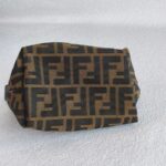 Fendi Vintage Mini Bag Brown Canvas with Leather and Silver Hardware #ROYR-5 - Image 8