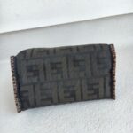 Fendi Vintage Mini Bag Brown Canvas with Leather and Silver Hardware #ROYR-5 - Image 21