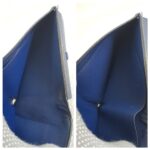 Hermes Bi-fold Wallet Dark Blue Epsom Leather with Palladium Plated Hardware Bag #ROCY-2 - Image 13