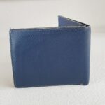 Hermes Bi-fold Wallet Dark Blue Epsom Leather with Palladium Plated Hardware Bag #ROCY-2 - Image 3
