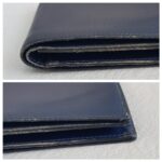 Hermes Bi-fold Wallet Dark Blue Epsom Leather with Palladium Plated Hardware Bag #ROCY-2 - Image 7