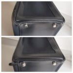 Hermes Kelly Lakis 40CM Black Box Leather With Canvas and Palladium Hardware Bag #ROKT-3 - Image 16