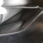 Hermes Kelly Lakis 40CM Black Box Leather With Canvas and Palladium Hardware Bag #ROKT-3 - Image 36