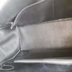 Hermes Kelly Lakis 40CM Black Box Leather With Canvas and Palladium Hardware Bag #ROKT-3 - Image 38