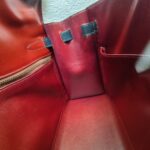 Hermes Kelly Sellier 32CM Vert Fonce/blue Indigo/rough H Box Leather With Gold Hardware Bag #ROKT-1 - Image 41