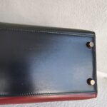 Hermes Kelly Sellier 32CM Vert Fonce/blue Indigo/rough H Box Leather With Gold Hardware Bag #ROKT-1 - Image 18