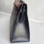 Hermes Kelly Sellier 32CM Vert Fonce/blue Indigo/rough H Box Leather With Gold Hardware Bag #ROKT-1 - Image 12