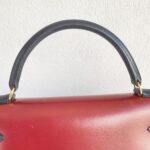 Hermes Kelly Sellier 32CM Vert Fonce/blue Indigo/rough H Box Leather With Gold Hardware Bag #ROKT-1 - Image 28