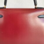 Hermes Kelly Sellier 32CM Vert Fonce/blue Indigo/rough H Box Leather With Gold Hardware Bag #ROKT-1 - Image 9