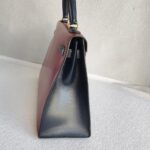 Hermes Kelly Sellier 32CM Vert Fonce/blue Indigo/rough H Box Leather With Gold Hardware Bag #ROKT-1 - Image 11