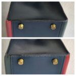 Hermes Kelly Sellier 32CM Vert Fonce/blue Indigo/rough H Box Leather With Gold Hardware Bag #ROKT-1 - Image 19