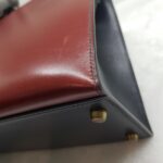 Hermes Kelly Sellier 32CM Vert Fonce/blue Indigo/rough H Box Leather With Gold Hardware Bag #ROKT-1 - Image 23