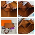 Hermes Zipengo To Go Pochette Gold Evercolor Leather with Gold-plated Hardware #ROCR-1 - Image 15