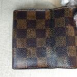 LV Card Holder Damier Ebene Coated Canvas with Leather and Gold Hardware #RTRK-5 - Image 5