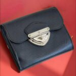 LV Joey Wallet Black Epi Leather with Silver Hardware #ROLY-4