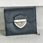 LV Joey Wallet Black Epi Leather with Silver Hardware #ROLY-4 - Image 3