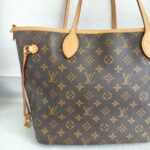 LV Neverfull Bandouliere Inside Out MM Monogram Canvas with Leather and Gold Hardware #ROSO-1 - Image 5