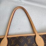 LV Neverfull Bandouliere Inside Out MM Monogram Canvas with Leather and Gold Hardware #ROSO-1 - Image 14