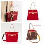 LV Neverfull Bandouliere Inside Out MM Monogram Canvas with Leather and Gold Hardware #ROSO-1 - Image 34