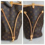 LV Neverfull Bandouliere Inside Out MM Monogram Canvas with Leather and Gold Hardware #ROSO-1 - Image 19