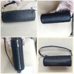 LV Papillon Mini Pouch Black Epi Leather with Silver Hardware #ROLT-2 - Image 2