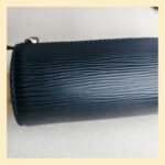 LV Papillon Mini Pouch Black Epi Leather with Silver Hardware #ROLT-2 - Image 3