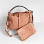 LV Selena PM M94276 Rose Mahina Calf Leather with Silver Hardware Bag #ROCS-2