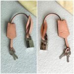 LV Selena PM M94276 Rose Mahina Calf Leather with Silver Hardware Bag #ROCS-2 - Image 17