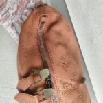 LV Selena PM M94276 Rose Mahina Calf Leather with Silver Hardware Bag #ROCS-2 - Image 9